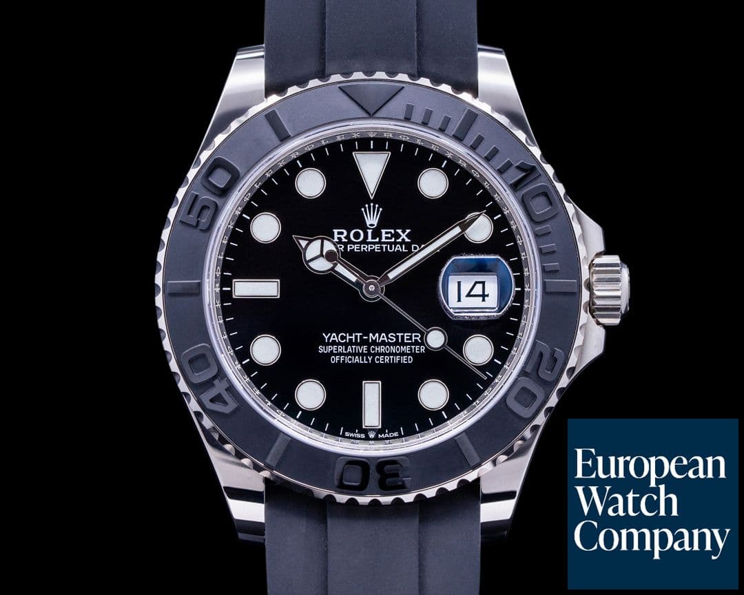 Image of Rolex Yacht Master 226659 18K White Gold / Rubber 42MM 2022