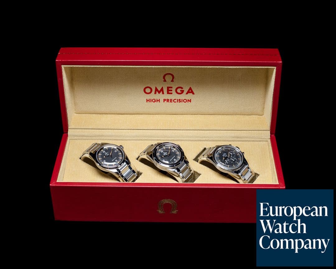 Image of Omega 1957 Trilogy Set Limited Edition 3 Watch Set FULL SET