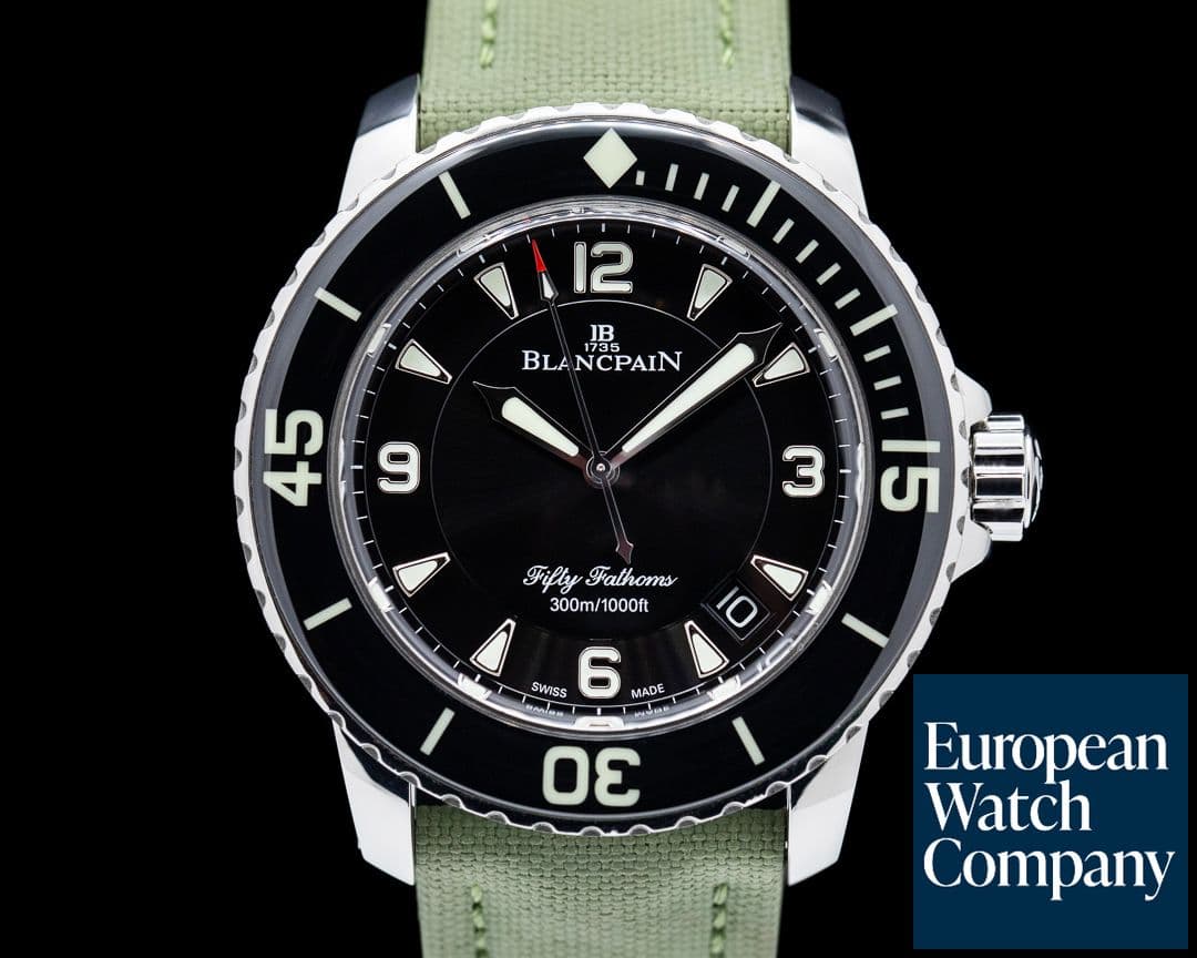 Image of Blancpain Fifty Fathoms Automatic SS / Kevlar