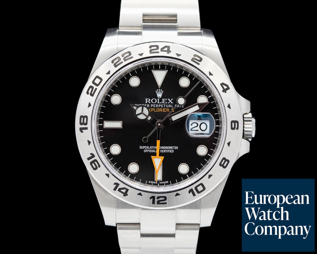 Image of Rolex Explorer II Black Dial SS