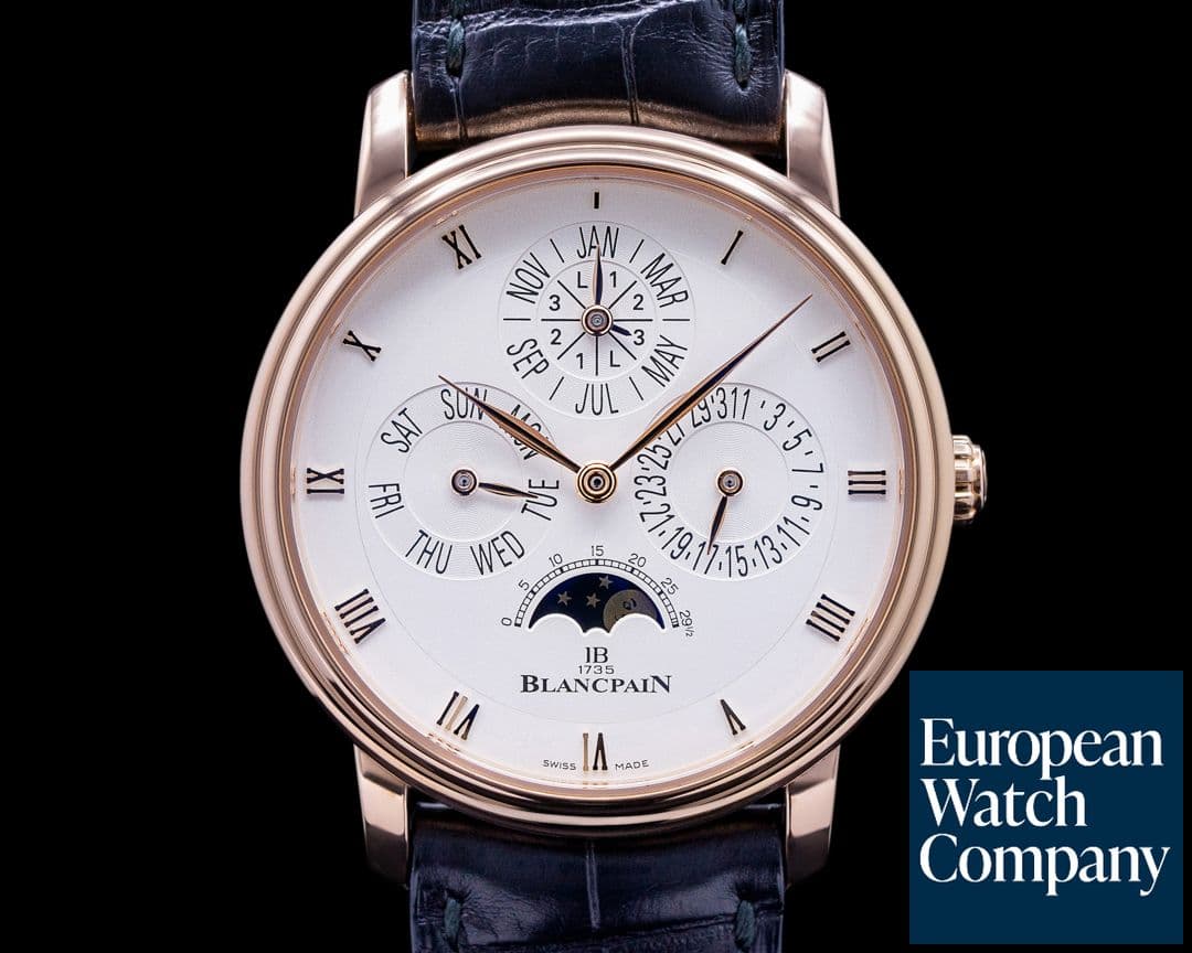 Image of Blancpain Villeret Jubilee Perpetual Calendar 18K Rose Gold
