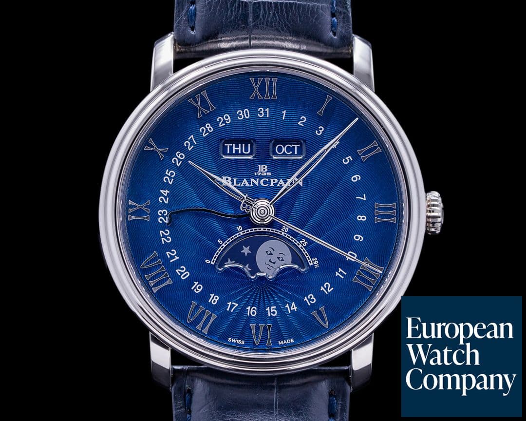 Image of Blancpain Villeret Moonphase Complete Calendar 40MM