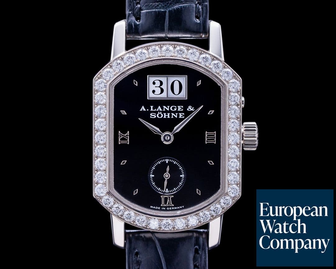 Image of A. Lange and Sohne Ladies Arkade 18K White Gold Diamond Bezel 