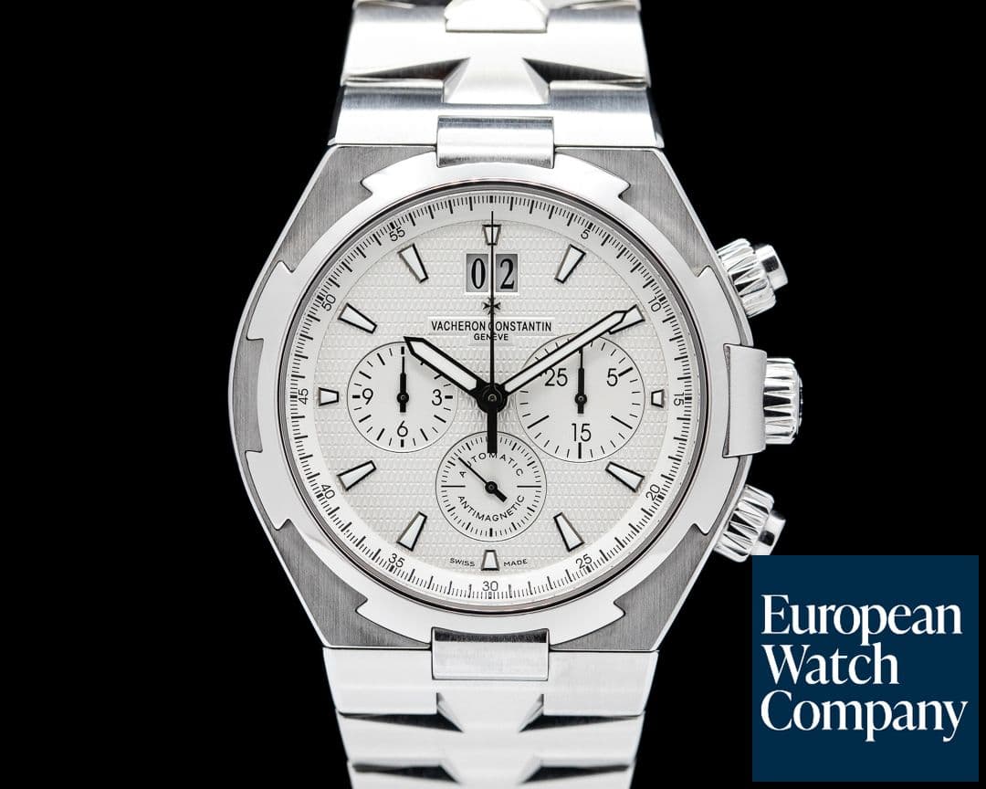 Image of Vacheron Constantin Overseas Chronograph White Dial SS