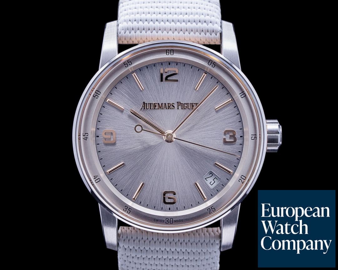 Image of Audemars Piguet Code 11:59 Automatic 18k White and Rose Gold / Gray Dial