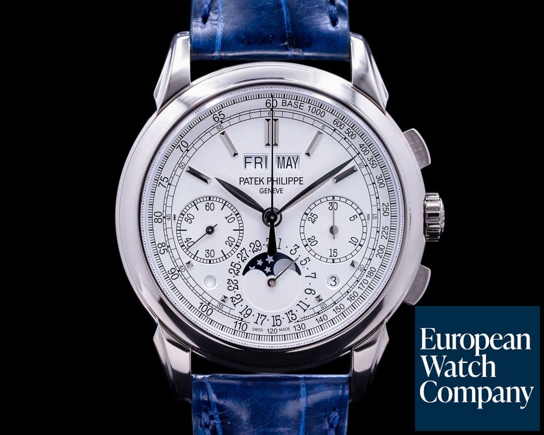 Image of Patek Philippe Perpetual Calendar Chronograph 5270G "No Chin" White Dial FULL SET 