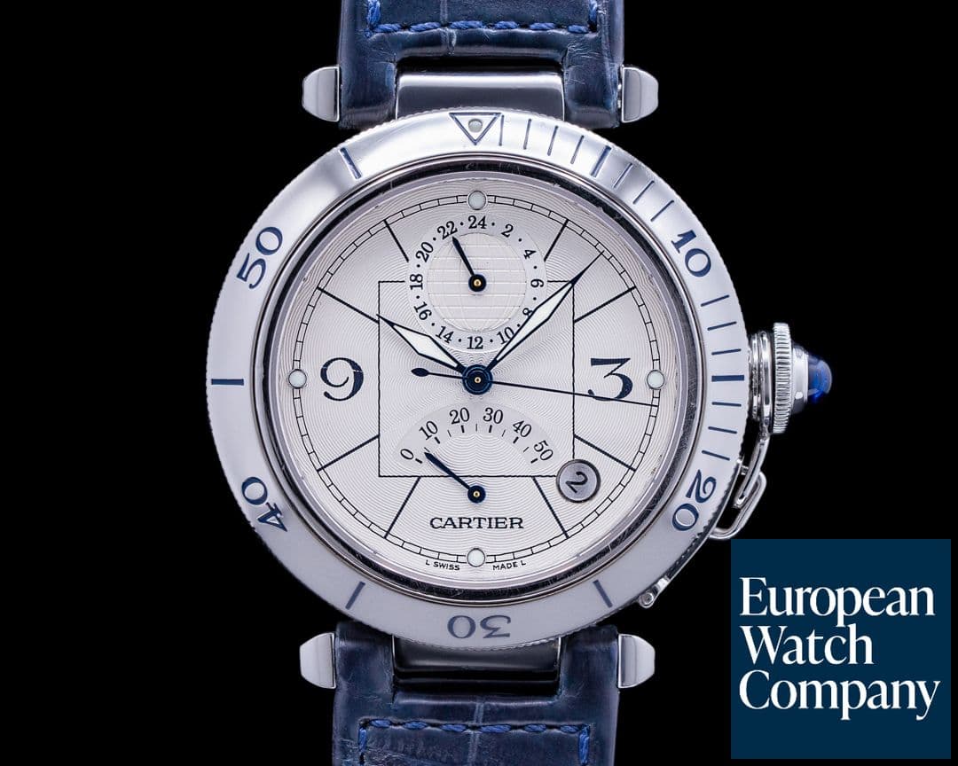 Image of Cartier Pasha Power Reserve GMT SS 38.5MM
