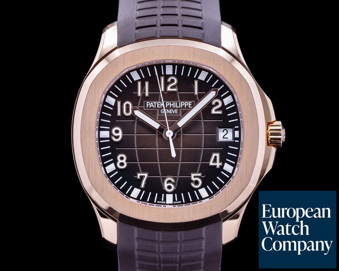 Image of Patek Philippe Aquanaut 18K 5167R Rose Gold / Brown Dial 