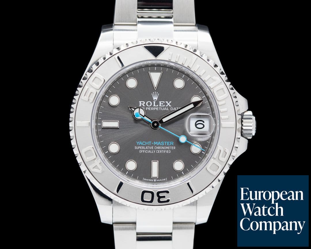 Image of Rolex Yacht Master SS Rhodium Dial / Platinum Bezel Mid Size 2022