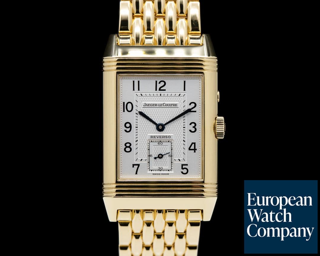 Image of Jaeger LeCoultre Reverso Duoface Yellow Gold / Bracelet