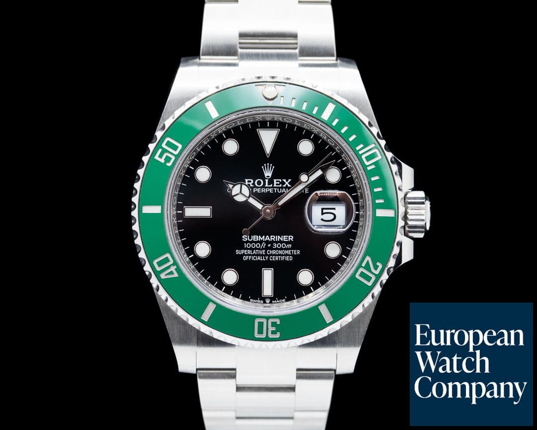 Image of Rolex Submariner Date 126610LV Kermit GREEN Ceramic Bezel 41MM 