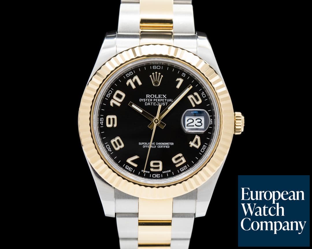 Image of Rolex Datejust II 18K / SS Black Arabic Dial 41MM