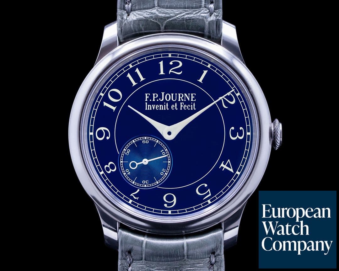 Image of F. P. Journe Chronometre Bleu Tantalum Blue Dial