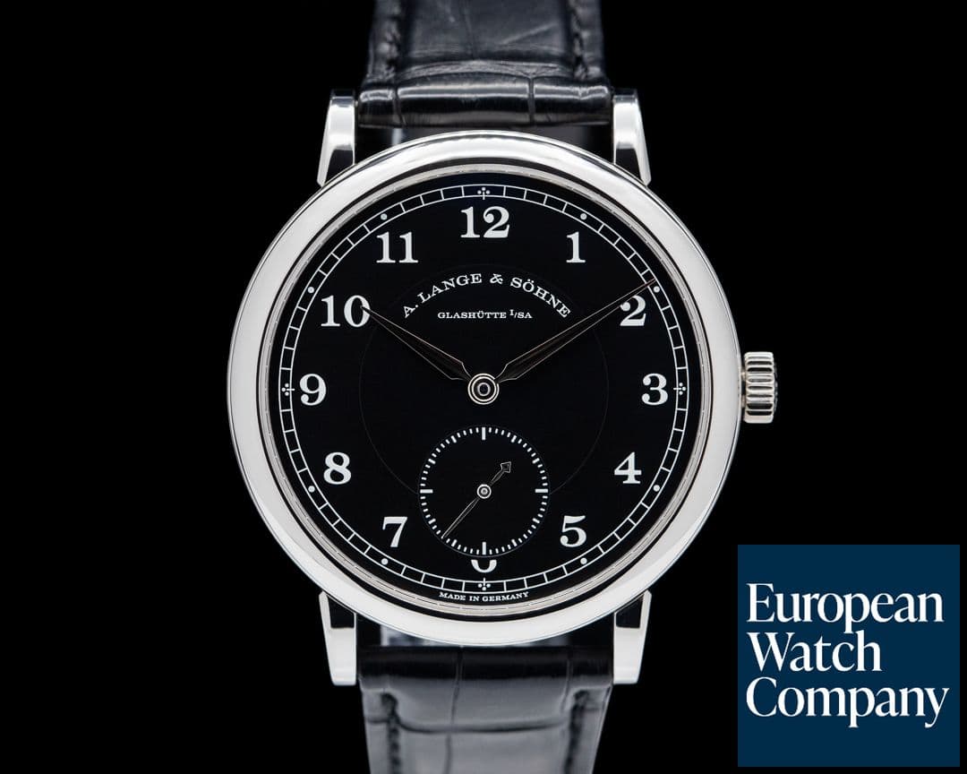 Image of A. Lange and Sohne 200th Anniversary F.A Lange 236.049 1815 Platinum Black Dial RARE