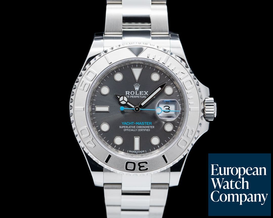 Image of Rolex Yacht Master SS Rhodium Dial / Platinum Bezel