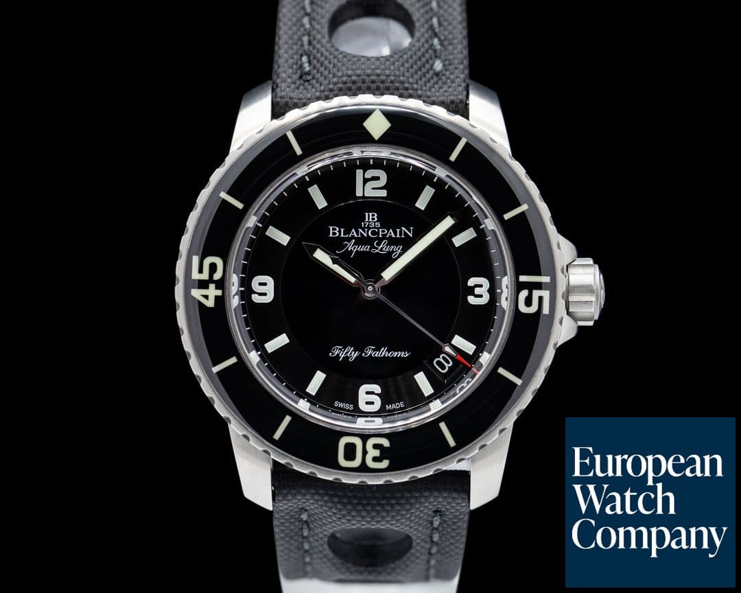 Image of Blancpain Fifty Fathoms "Tribute to Aqualung" SS Limited 
