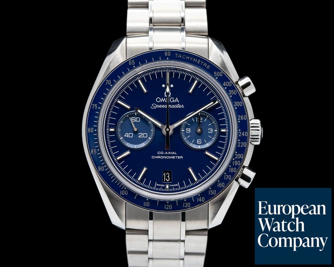 Image of Omega Speedmaster Moonwatch Titanium / Blue Dial 