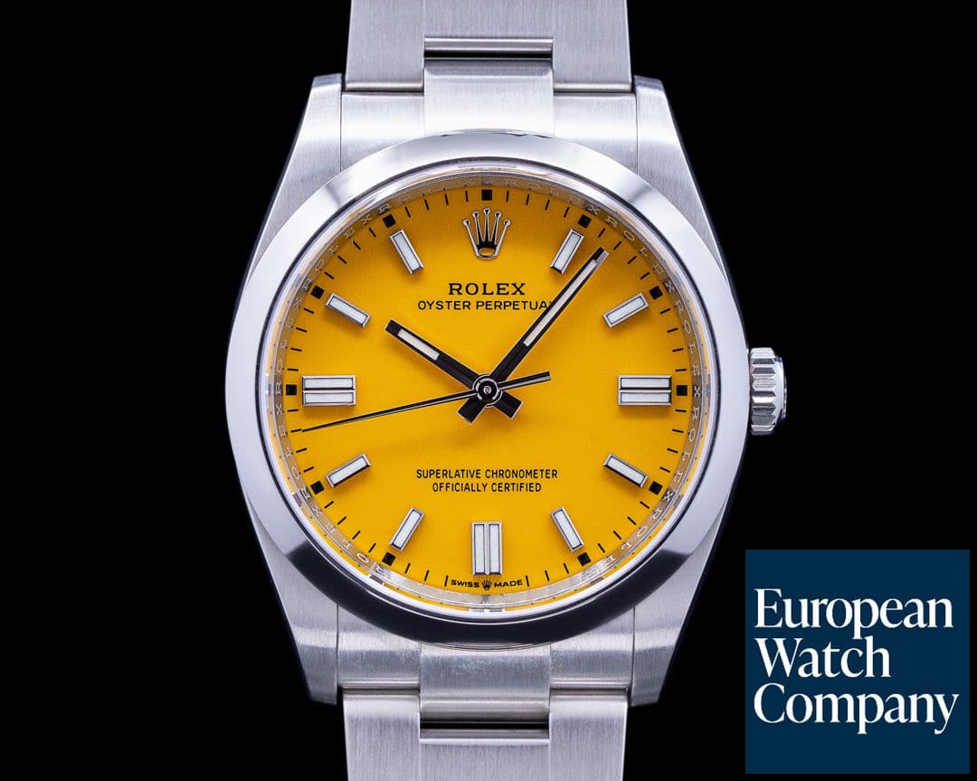 Image of Rolex Oyster Perpetual 126000 36MM SS Yellow DISCONTINUED