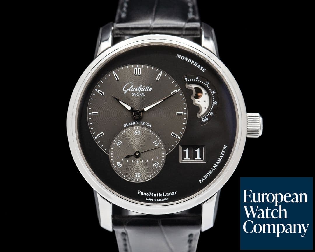 Image of Glashutte Original PanoMatic Lunar SS Grey Dial