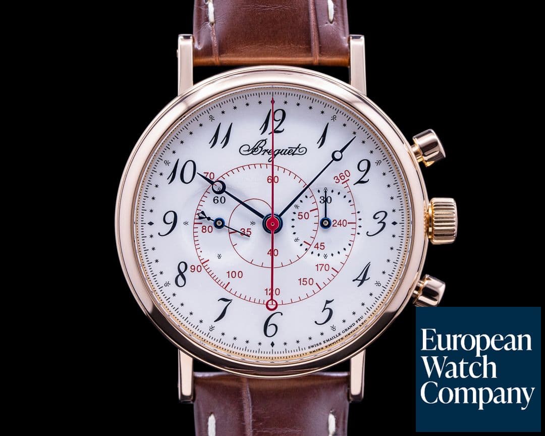 Image of Breguet Classique Chronograph 5247 18k Rose Gold