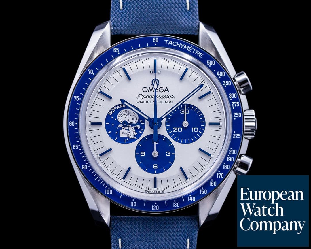 Image of Omega Speedmaster Silver Snoopy Award 50th Anniversary UNWORN