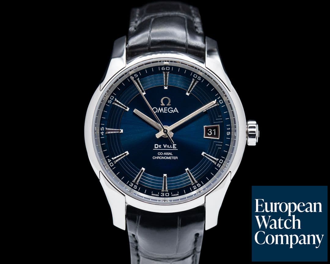 Image of Omega De Ville Co-Axial Hour Vision Blue Dial SS 