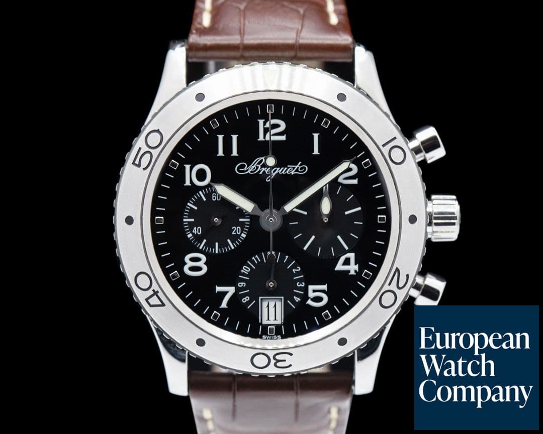 Image of Breguet Type XX Transatlantique SS / strap
