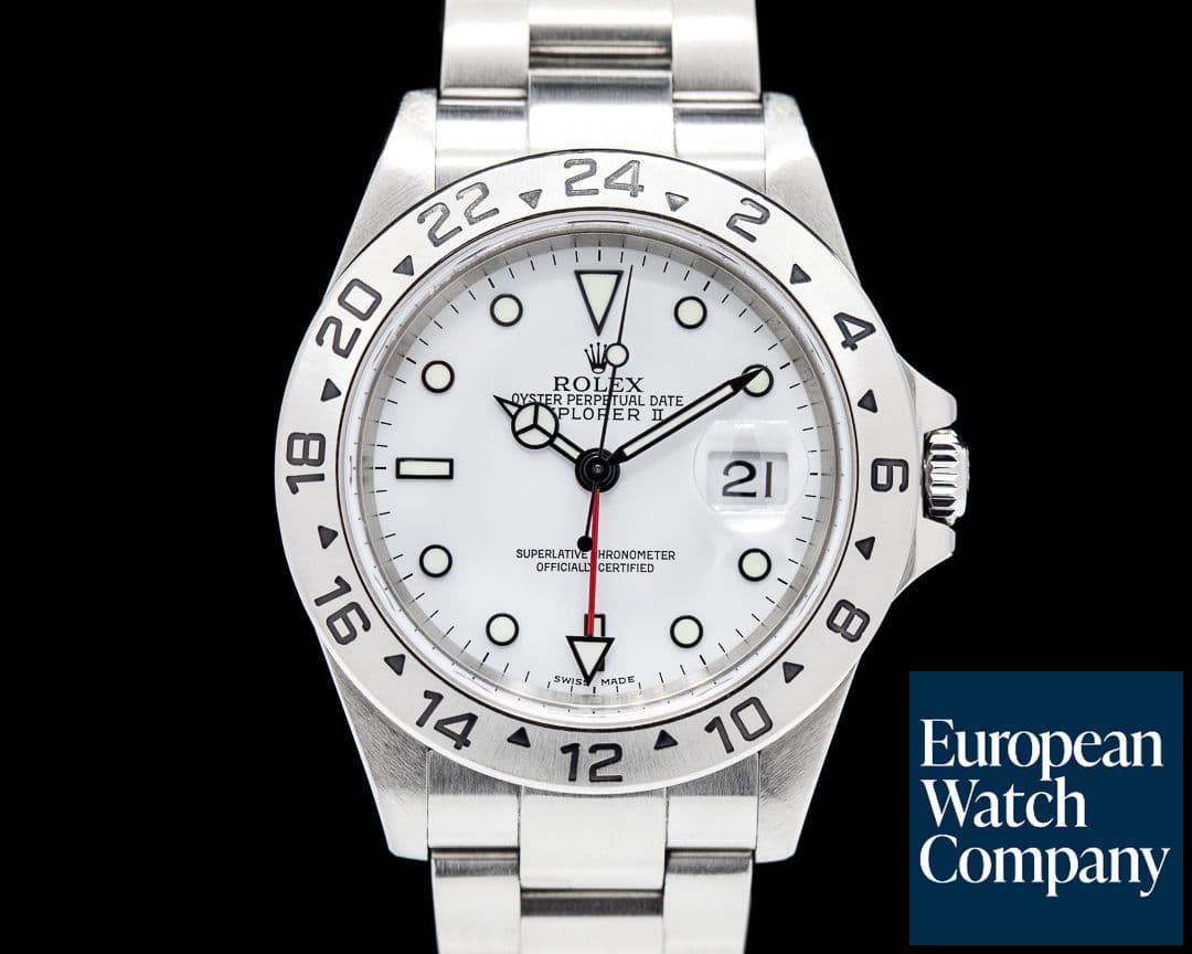 Image of Rolex Explorer II 16570 White Dial