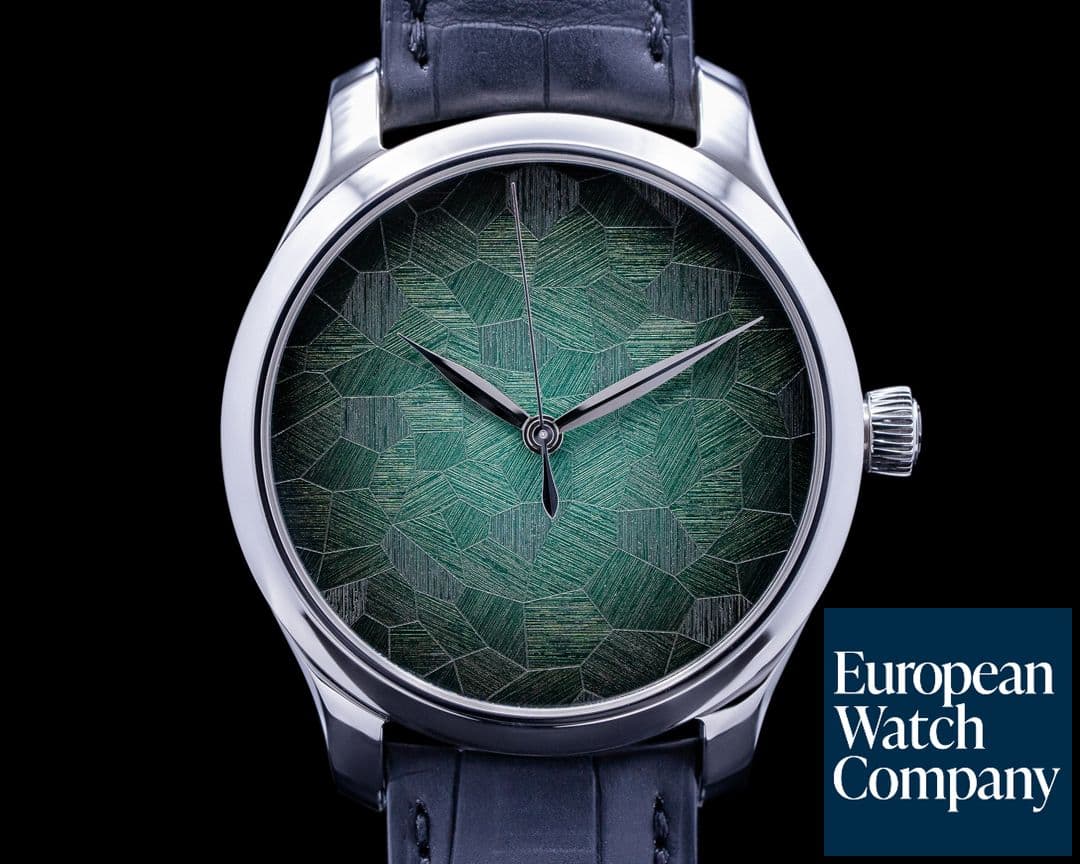 Image of H. Moser & Cie. Endeavour Centre Seconds Concept Green "Mosaic" Dial LIMITED