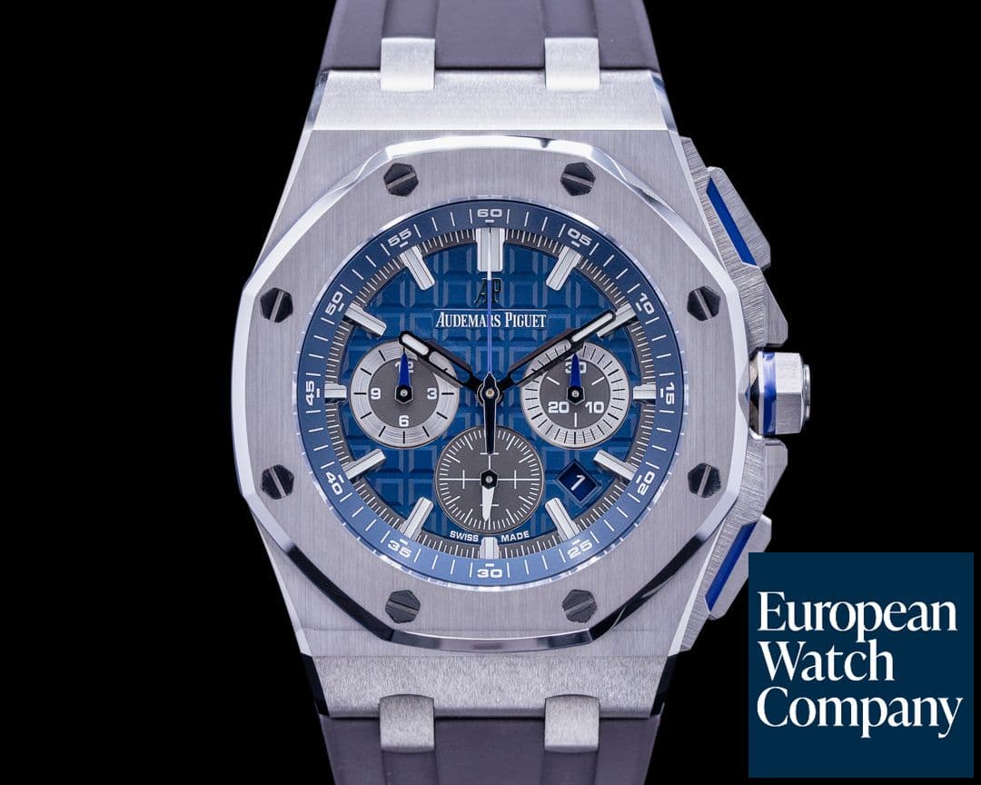 Image of Audemars Piguet Royal Oak Offshore 26480TI Blue Dial 42mm Titanium