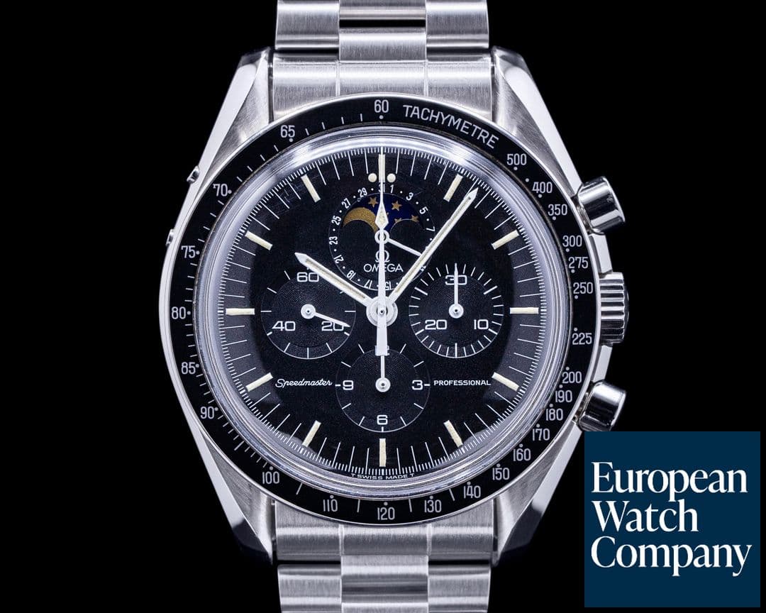 Image of Omega Speedmaster Professional 345.0809 "Speedymoon" Moonphase BOX AND PAPERS
