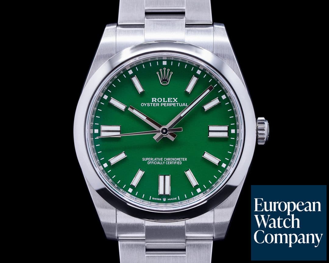 Image of Rolex Oyster Perpetual 124300 41mm SS / Green Dial 2023