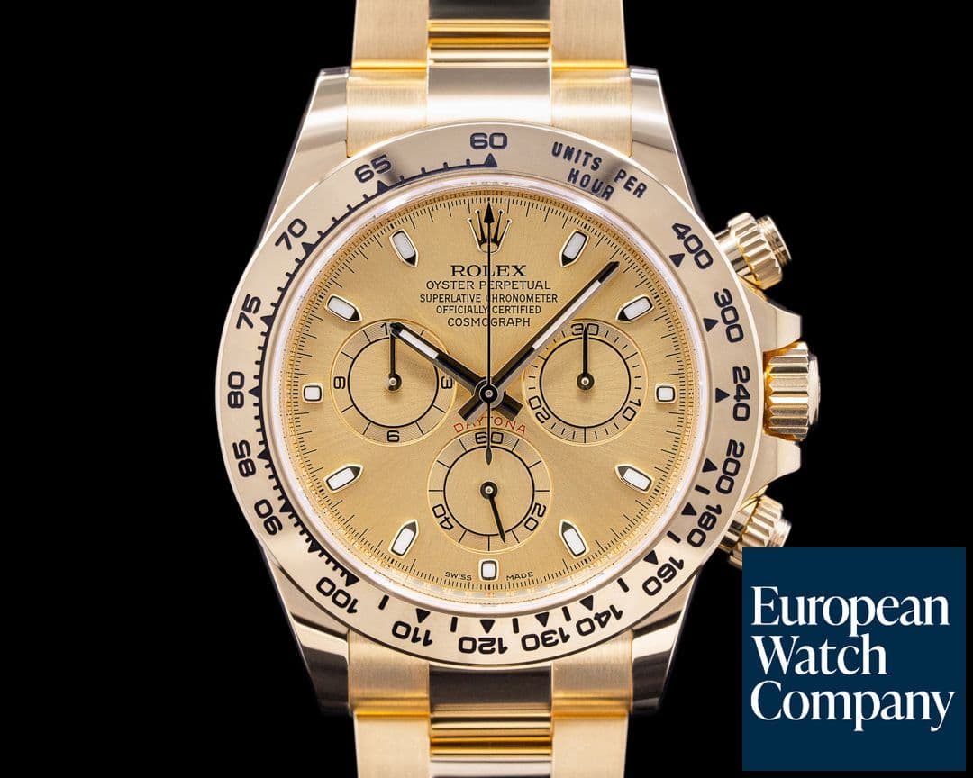 Image of Rolex Daytona 116508 18k Yellow Gold/Bracelet Champagne/Champagne Dial