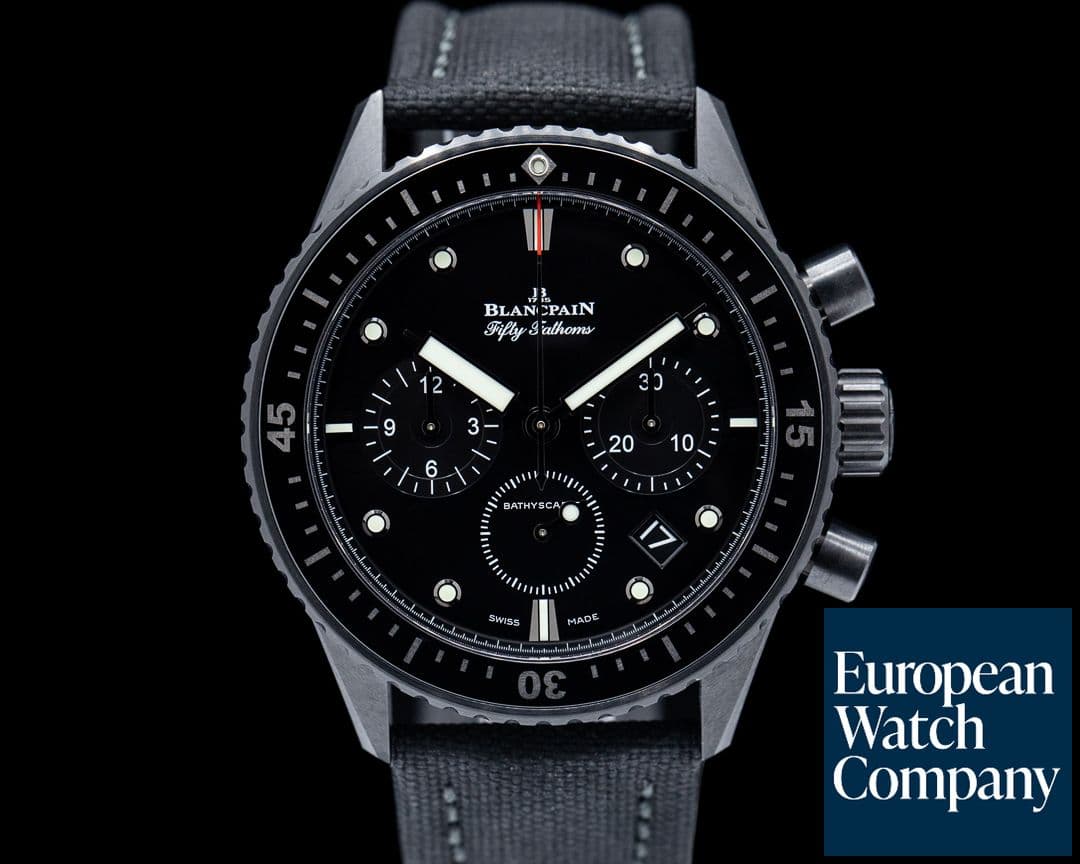 Image of Blancpain Fifty Fathoms Bathyscaphe Flyback Chronograph Ceramic 2022