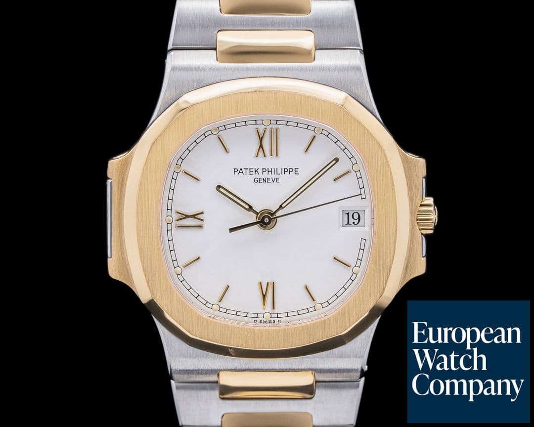Image of Patek Philippe Nautilus 18K YG / SS White Dial Automatic