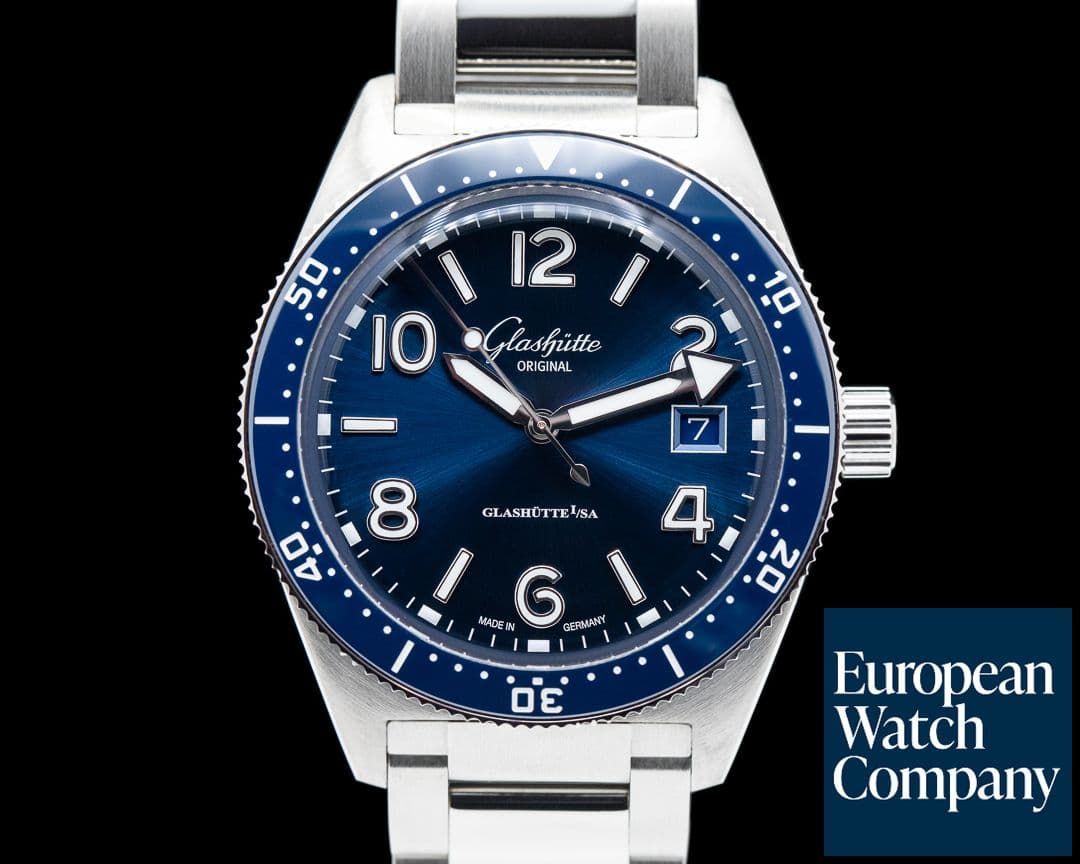 Image of Glashutte Original SeaQ Blue Dial SS / Bracelet 2022