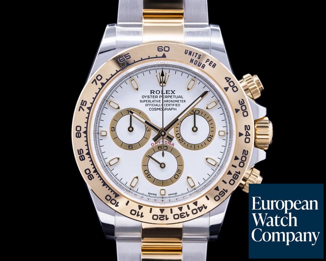 Image of Rolex Daytona White Dial 18K Yellow Gold/SS 2019