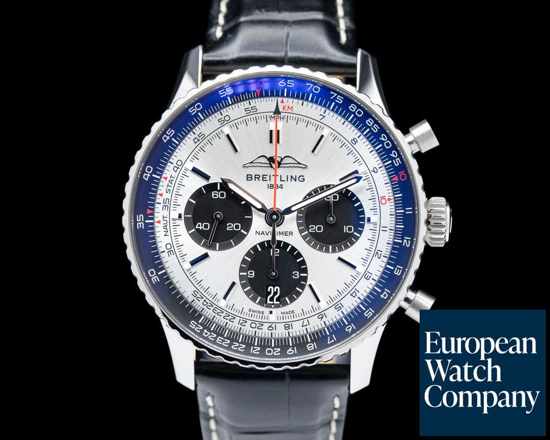 Image of Breitling Navitimer B01 Chronograph Silver Panda Dial