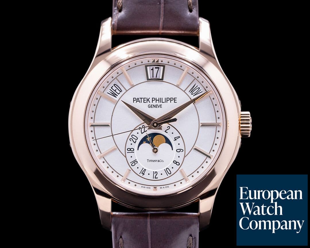 Image of Patek Philippe Annual Calendar 5205R Silver Dial 18K Rose Gold TIFFANY 2021