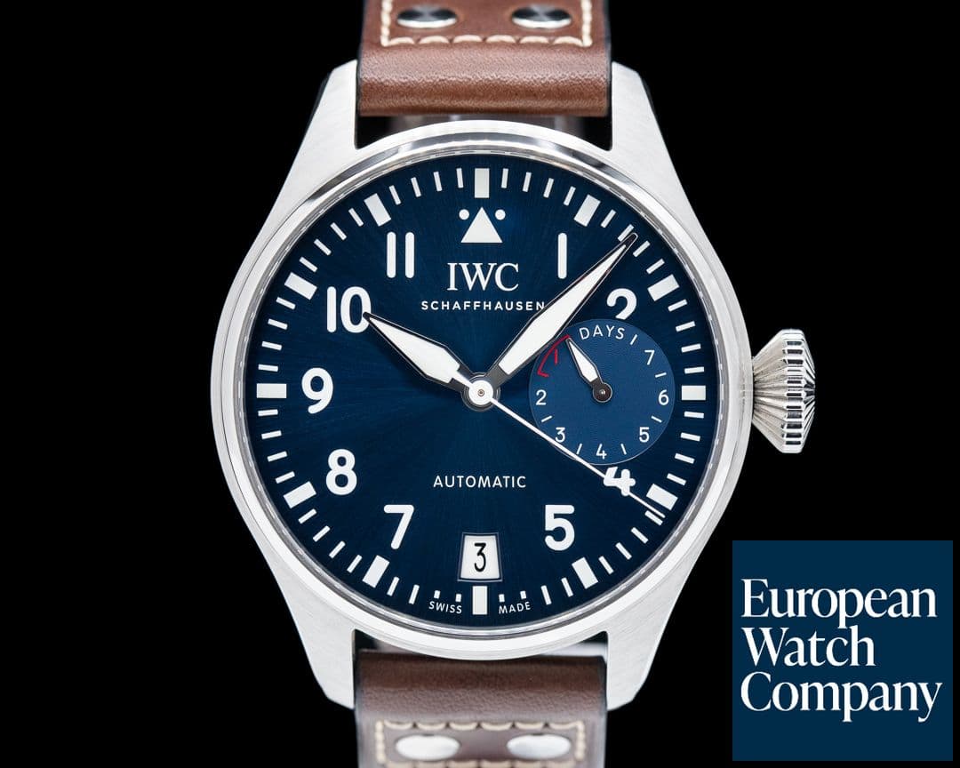 Image of IWC Big Pilot "LE PETIT PRINCE" Blue Dial 2022