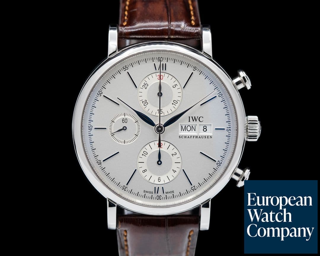 Image of IWC Portofino Chronograph SS Silver Dial 2022