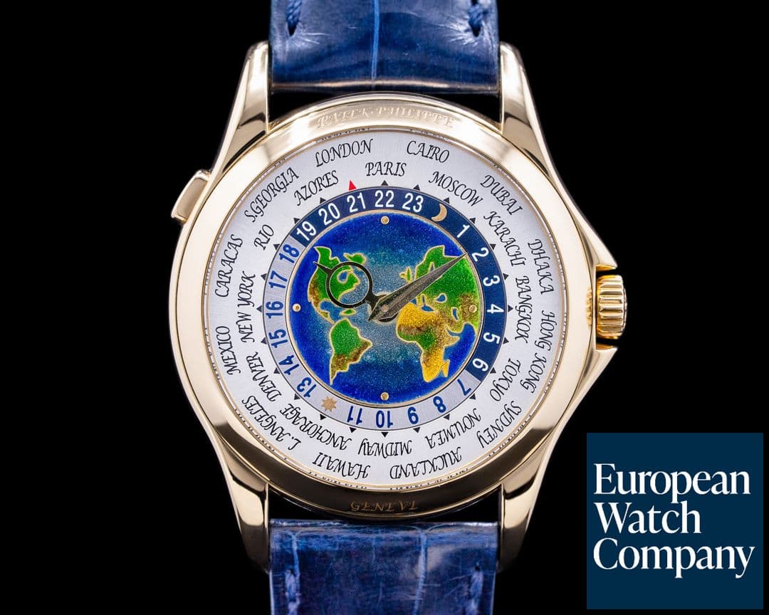 Image of Patek Philippe World Time 5131J Enamel Dial 18K Yellow Gold