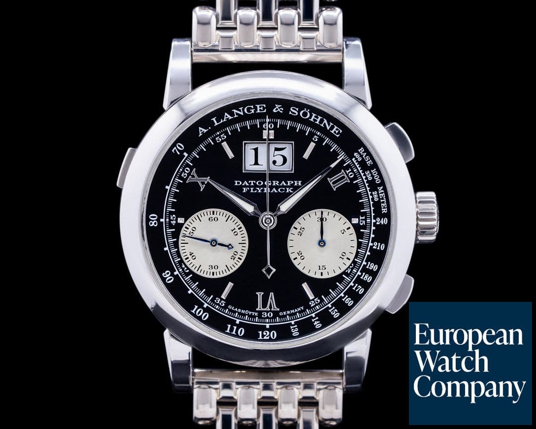 Image of A. Lange and Sohne 403.035 Platinum Flyback Datograph ORIGINAL PLATINUM BRACELET