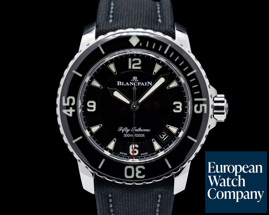 Image of Blancpain Fifty Fathoms Automatic SS / Kevlar