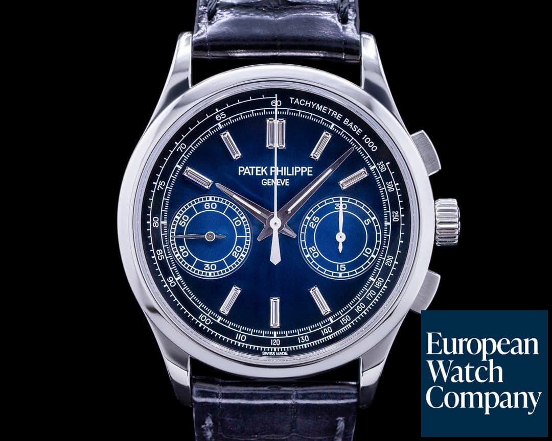 Image of Patek Philippe Chronograph Platinum 5170P Blue Diamond Dial