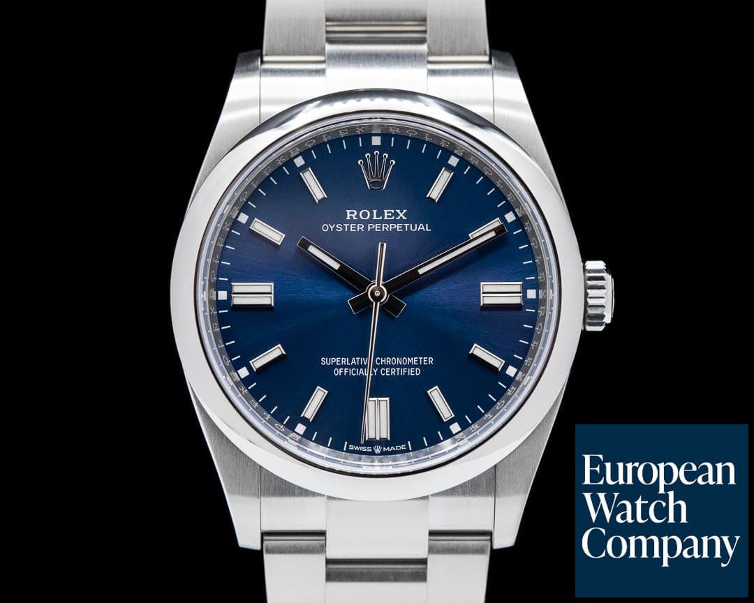 Image of Rolex Oyster Perpetual 126000 36MM SS Blue Dial 2021