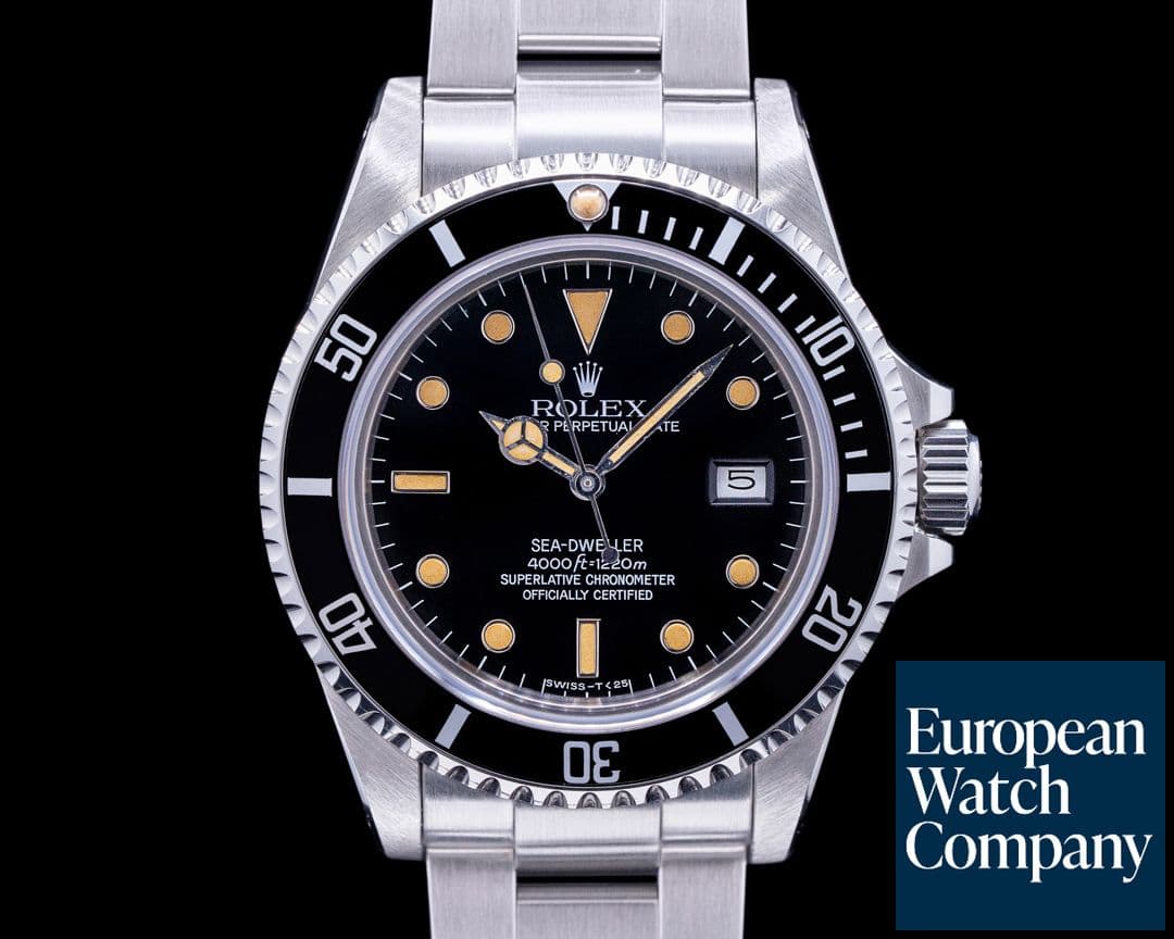 Image of Rolex Vintage 16660 Sea Dweller Circa 1984 NICE PATINA FRESH SERVICE WOW