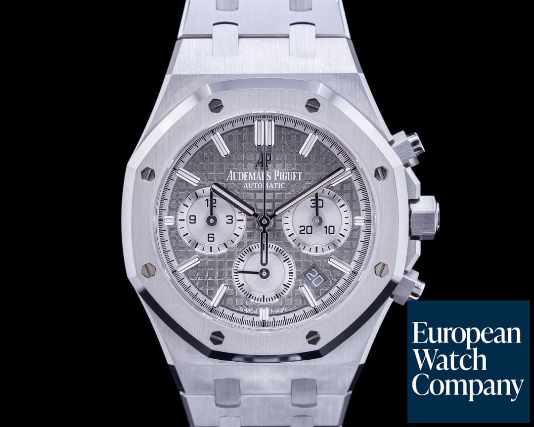 Image of Audemars Piguet Royal Oak Chronograph Ruthenium Dial SS 38MM
