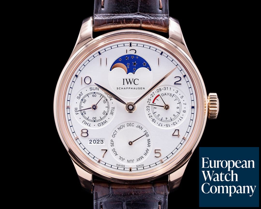 Image of IWC Portuguese Perpetual Calendar 18K Rose Gold 