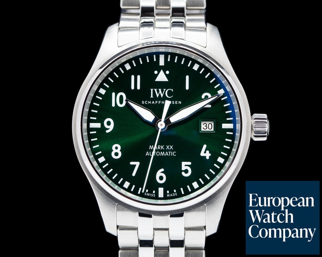 Image of IWC Mark XX SS Bracelet Green Dial